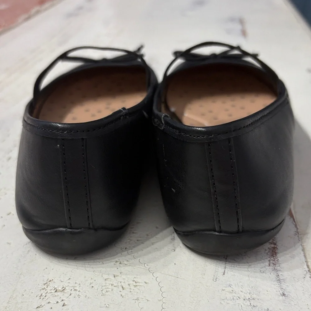 Wonder Nation Black ballet‎ flats Kids Dress Shoes Size 2 Girls